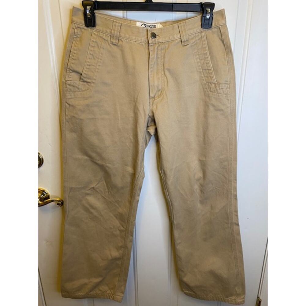 Mountain Khakis Pants Mens Tan All Mountain‎ Relaxed Fit Chino - 33x29